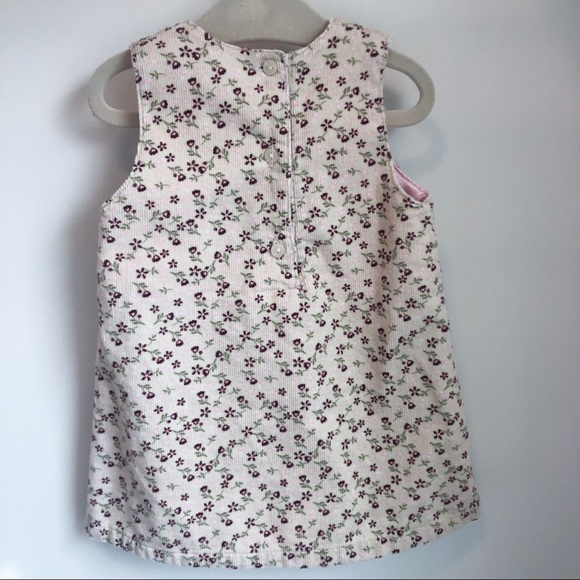 H&M baby girl floral corduroy dress size 4-6 month - Picture 4 of 7